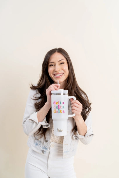 Alpha Delta Pi 40 Ounce Tumbler  Bella Chic Home and Gift