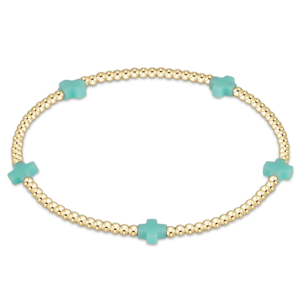 egirl Classic Gold 2mm Bracelet - Love Plush Small Gold Charm
