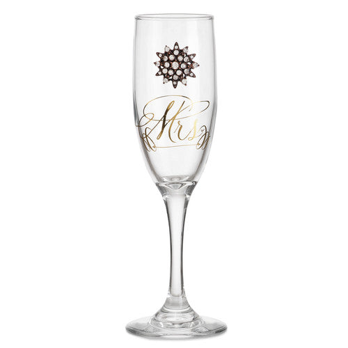 Mrs. Champagne Tumbler in White