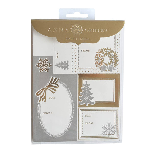 Christmas/Holiday Silver/Gold Tree/Wreath Sticker Sheets