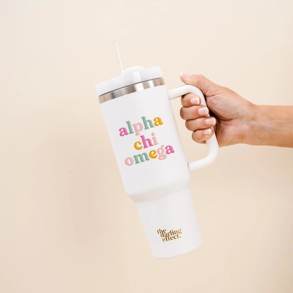 Alpha Chi Omega 40 Ounce Tumbler