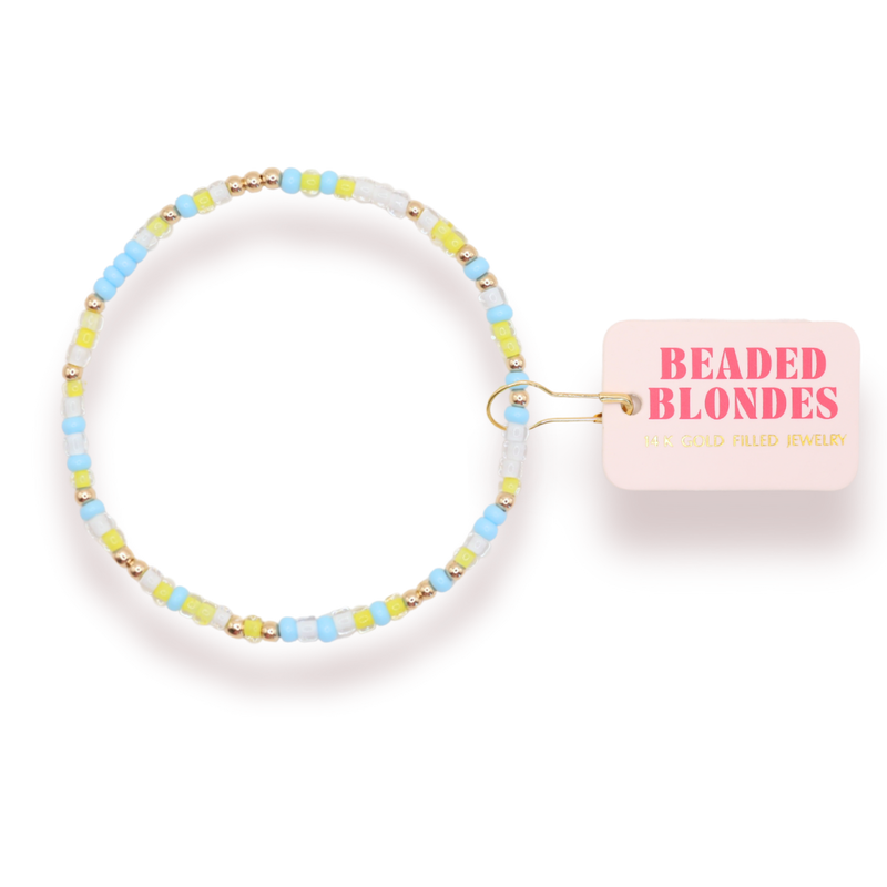 Tri Delta Sprinkle Bracelet: Petite 6.25 inch