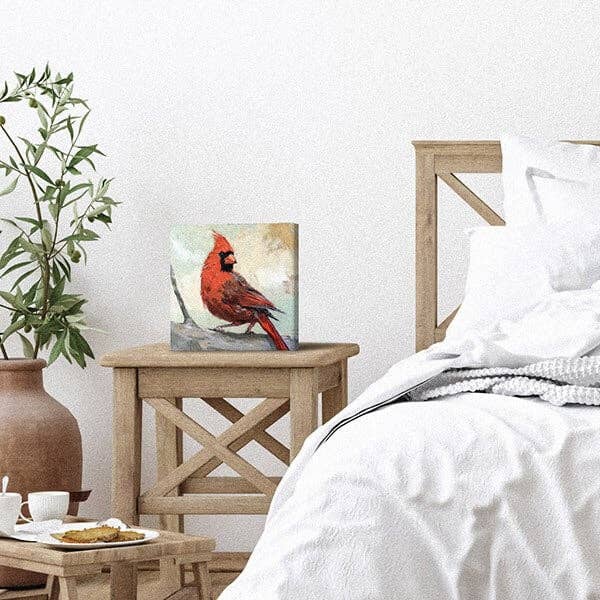 Cardinal 09"x09"