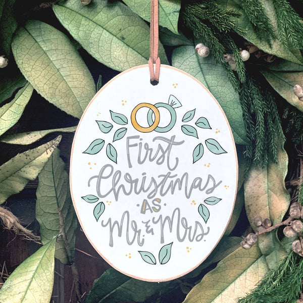 First Christmas as Mr & Mrs Ornament