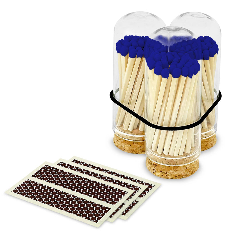 2" Matches + Mini Cloche - Royal Blue Tip