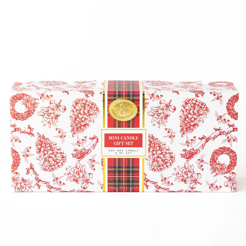 3-Piece Boxed Candle Set - Festive Spice