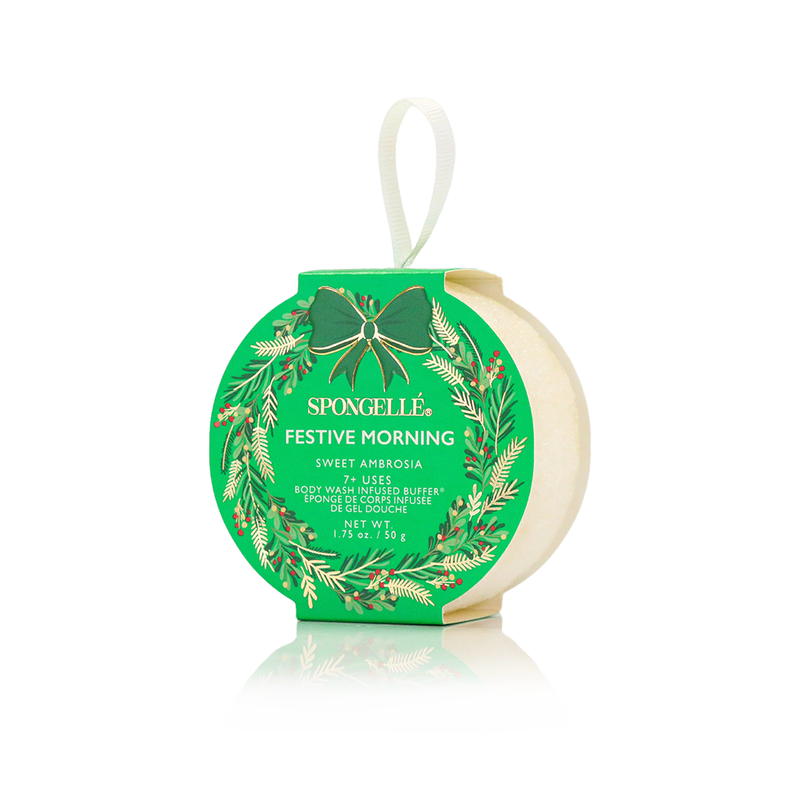 Holiday Wreath Body Wash Infused Buffer