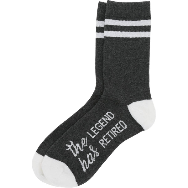 The Legend - M/L Crew Socks: S/M