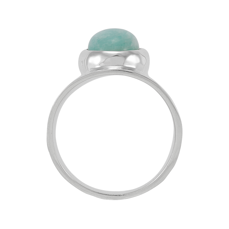 Silpada 'All About Her' Sterling Silver Amazonite Ring: 7