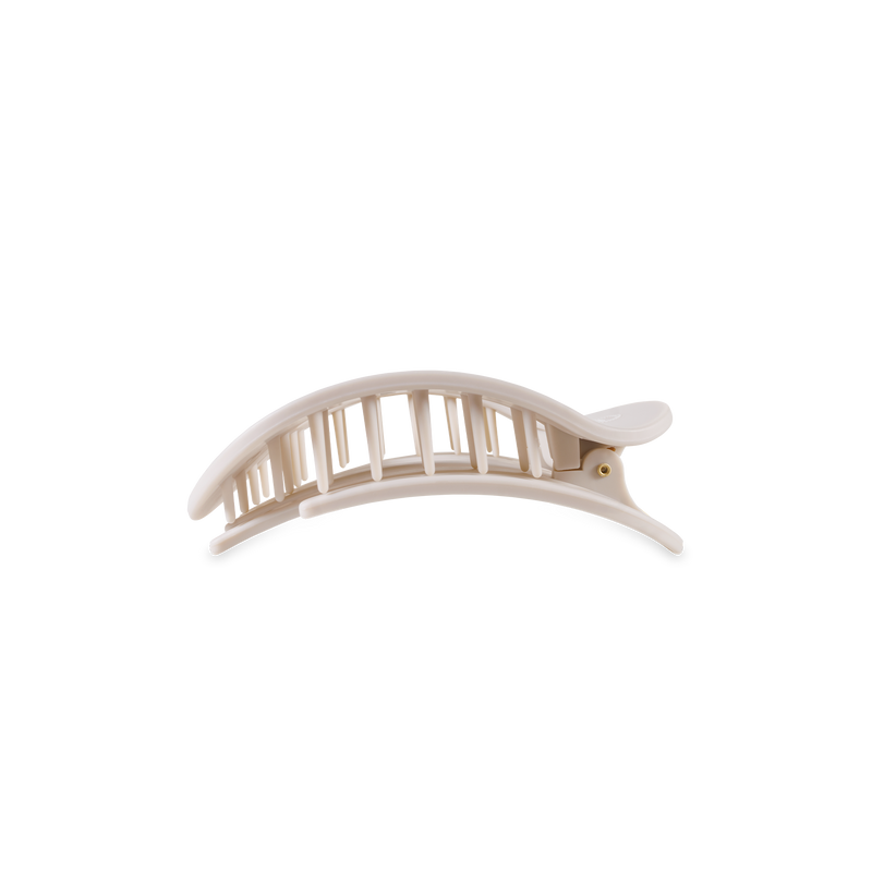 Small Toasted Round Flat Hair Clip