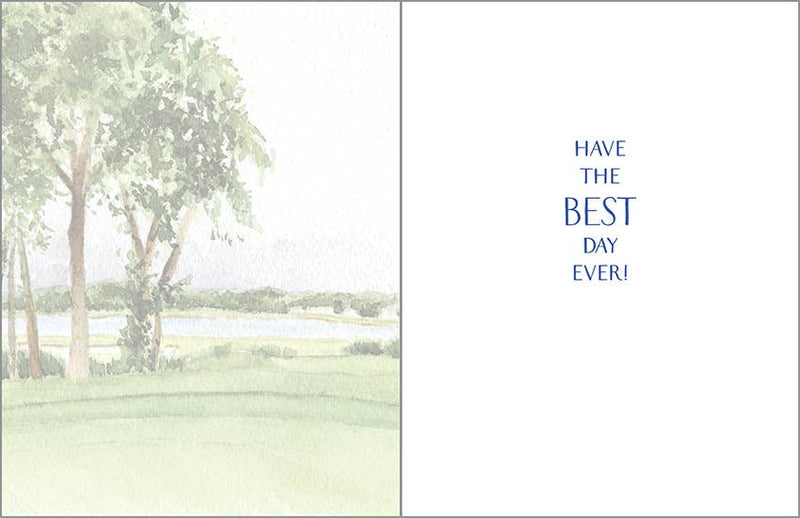 Birthday Greeting Card - Golf