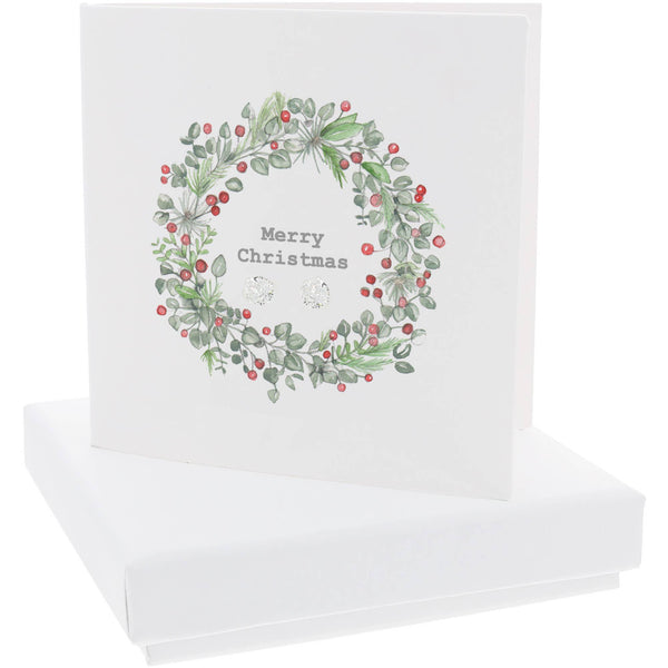 Merry Christmas - Earring & Card Set