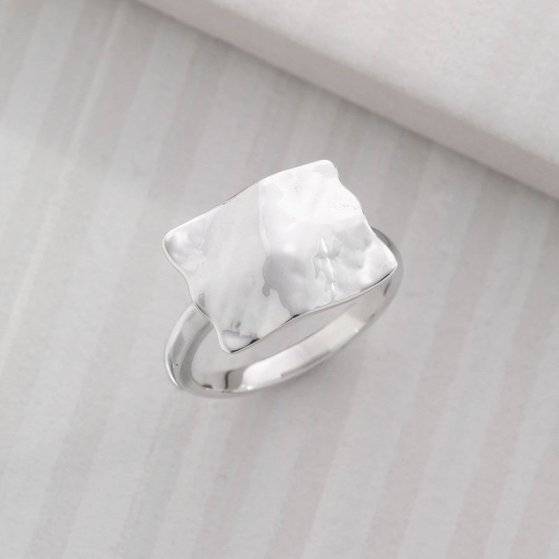 Silpada 'Square Root' Ring in Sterling Silver, Siz: 5