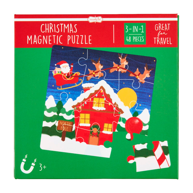 Green Christmas Magnetic Puzzle