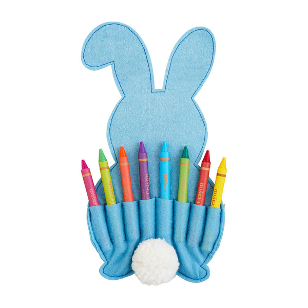 Blue Easter Bunny Crayon Holder