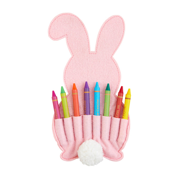 Pink Easter Bunny Crayon Holder
