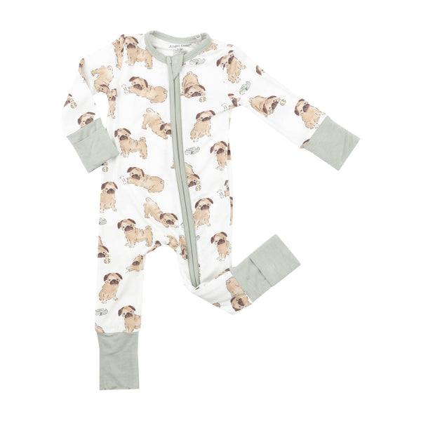 Pug 2 Way Zipper Romper