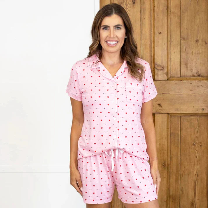 Tickled Pink Sleep Shorts