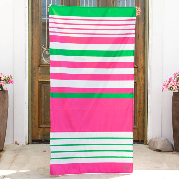 Landry Beach Towel Hot Pink/Kelly