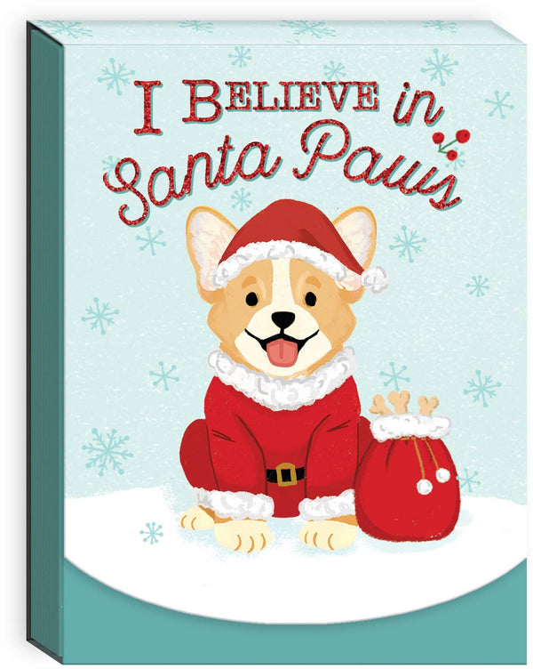 Pocket Notepad (3X4)Santa Corgi
