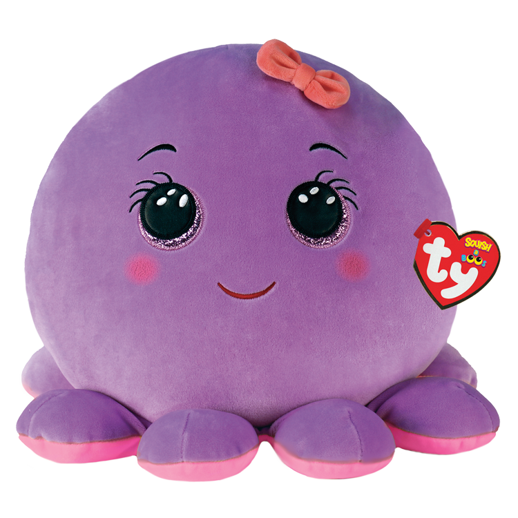 Octavia Purple Octopus Squishy Beanie