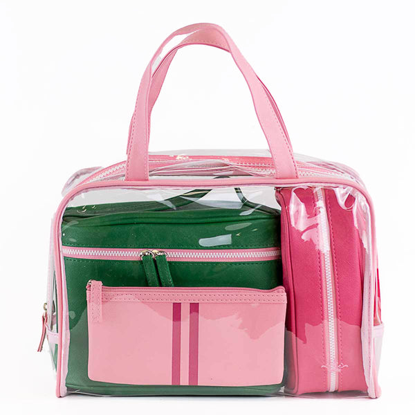 Livie Travel Gift Set Pink/Kelly