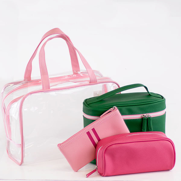 Livie Travel Gift Set Pink/Kelly