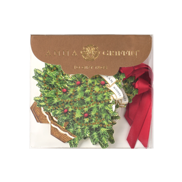 Christmas/Holiday Gift Tags Traditional Tree Large Tag