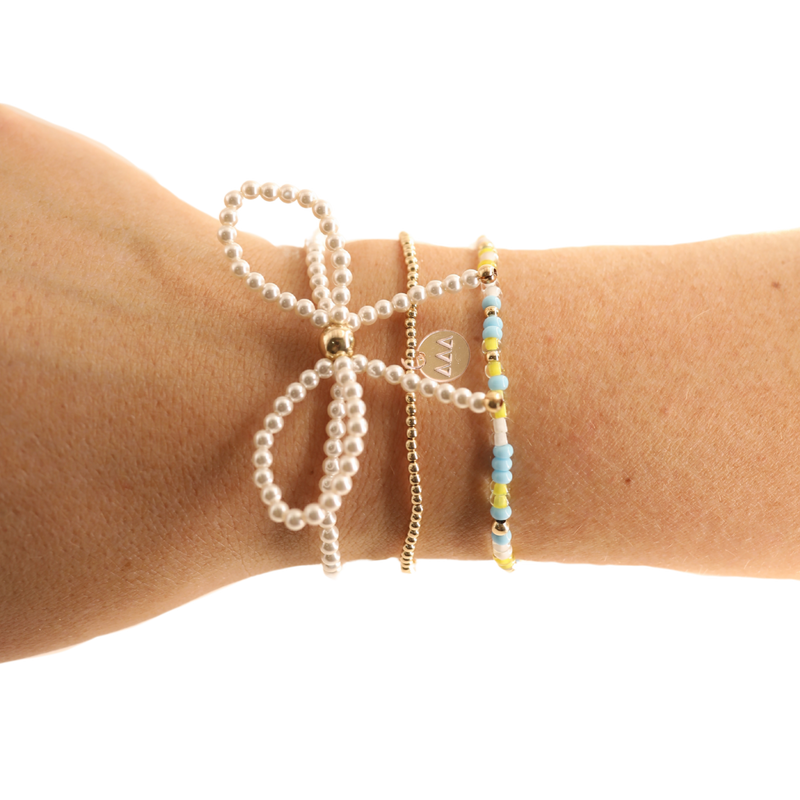 Tri Delta Sprinkle Bracelet: Petite 6.25 inch