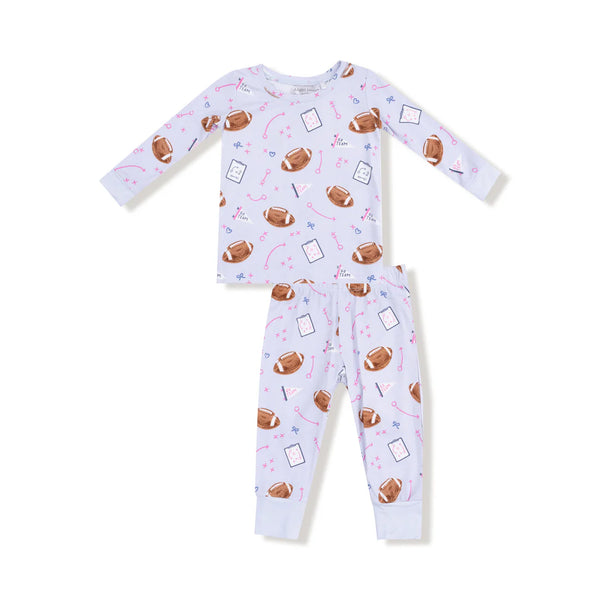 Touchdown Time - Lavender Loungewear Set