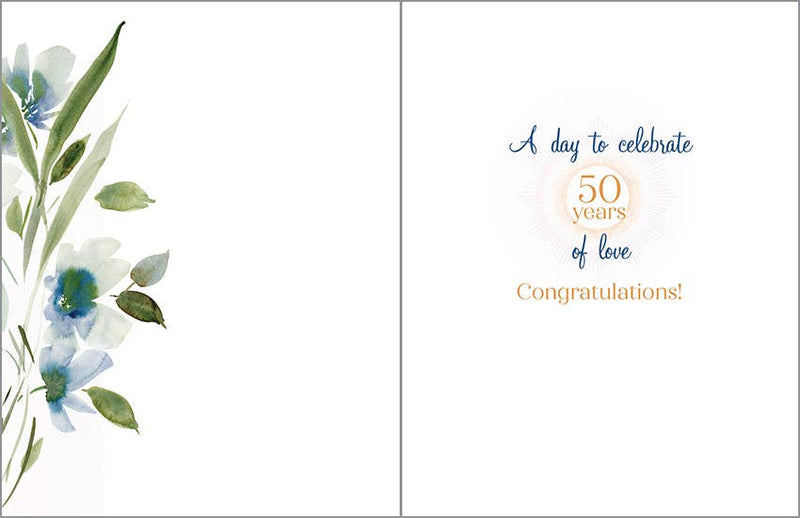 Anniversary Greeting Card - 50th Anniversary