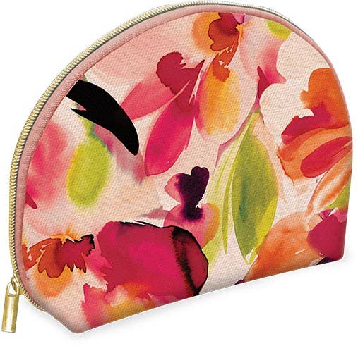 Cosmetic Bag Hazy Florals Coral