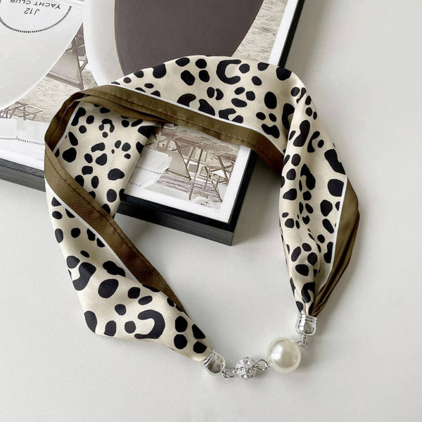 Magnetic Silk Scarf Necklace