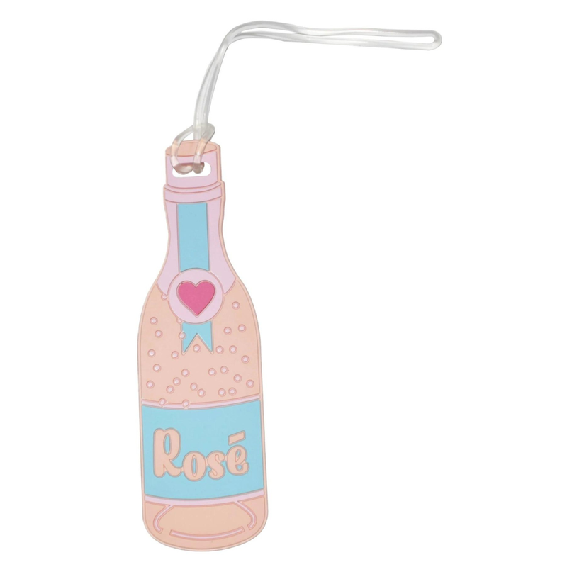 Rose Bottle Silicone Luggage Tag