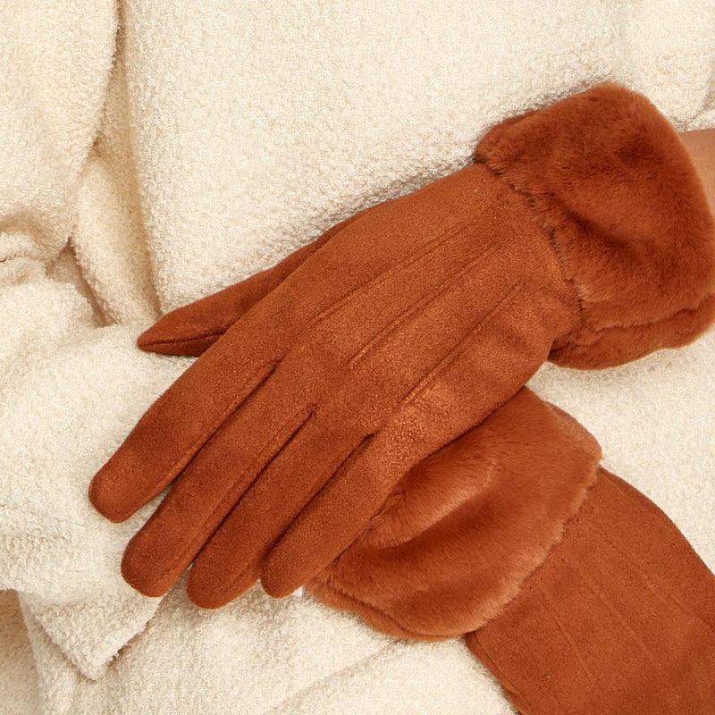 Vegan Suede Gloves