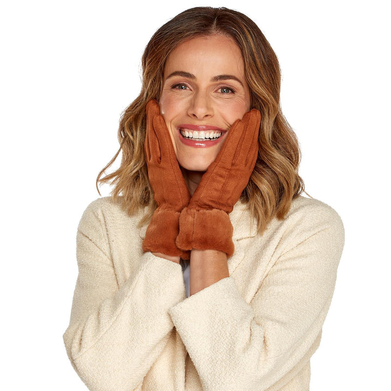 Vegan Suede Gloves