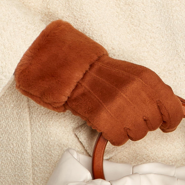 Vegan Suede Gloves