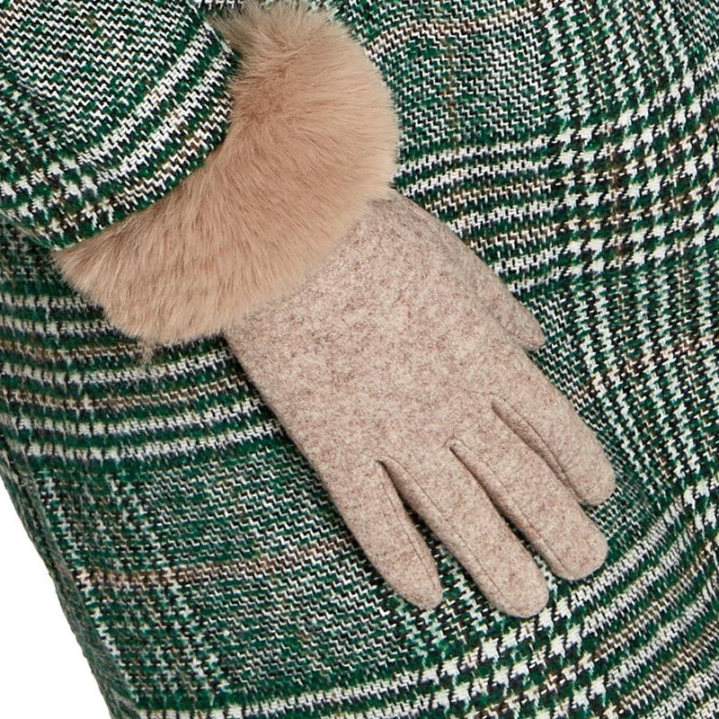 Faux Fur Cuff Gloves