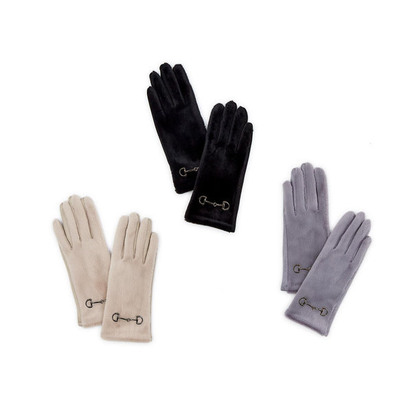 Gloves with Metal Keeper