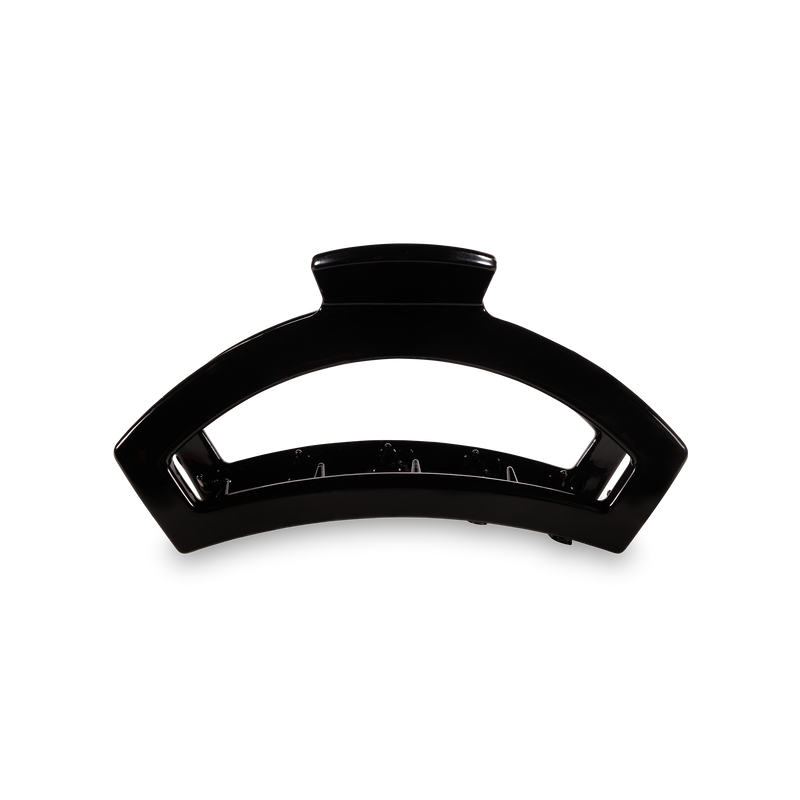 Jet Black Medium Open Hair Clip