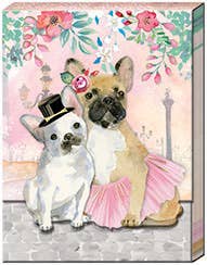 Punch Studio Pocket Notepad  -FRENCH BULLDOG COUPLE