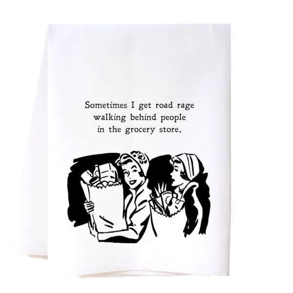 Road Rage Flour Sack Towel