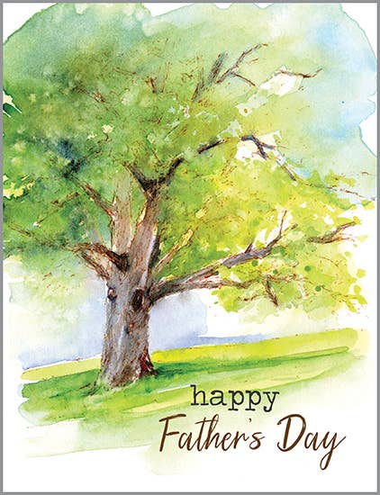 With Scripture Fathers Day Card - Tree