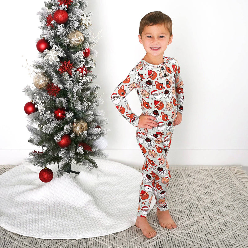 Rudolph Two Piece Bamboo Christmas Pajamas Classic Movie