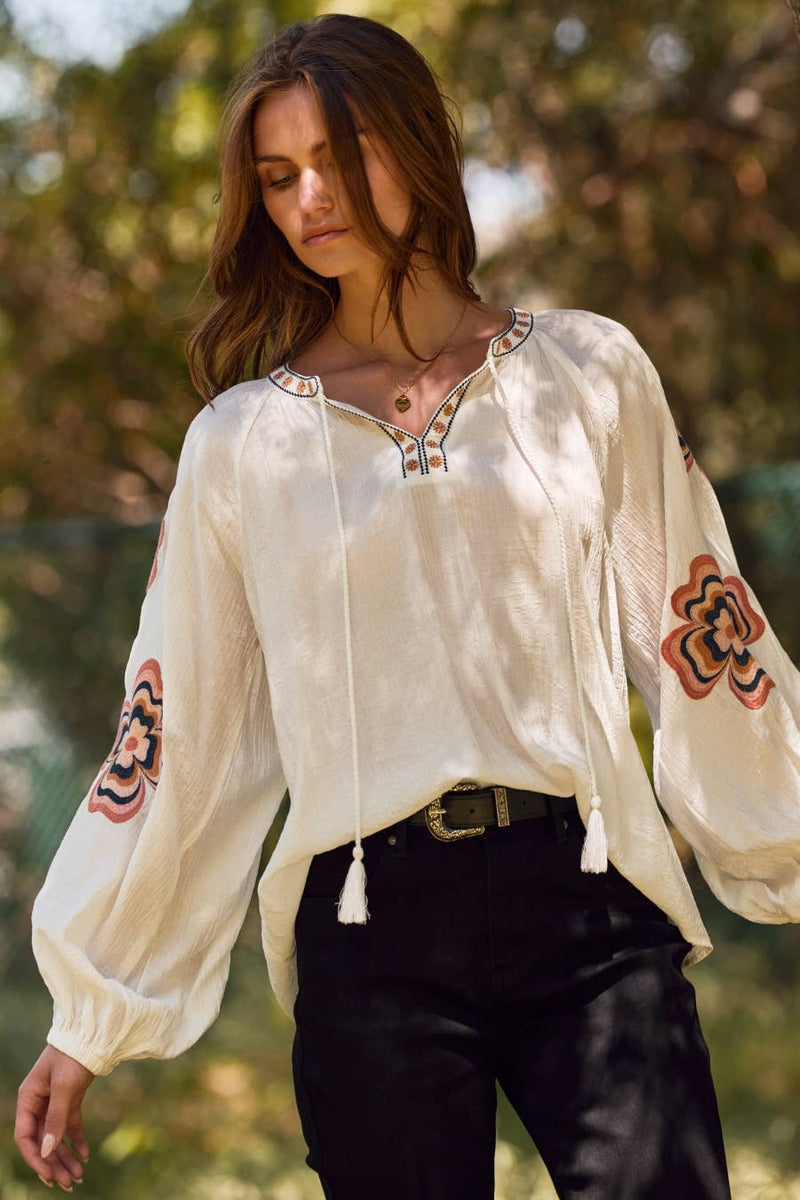 Off-White Loose-fit Blouse
