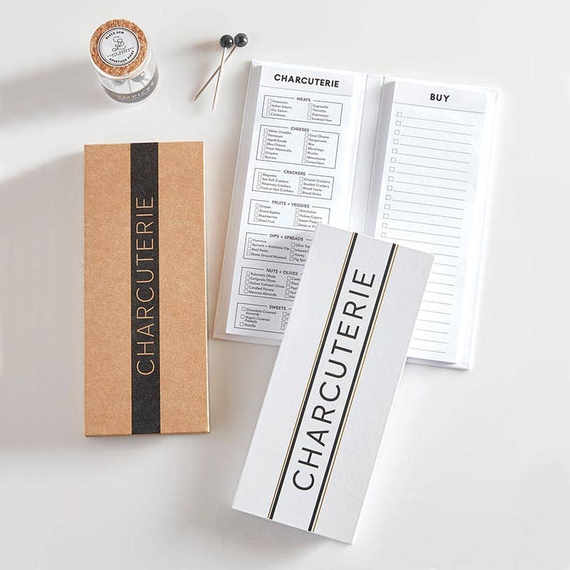 Charcuterie List Pad - White