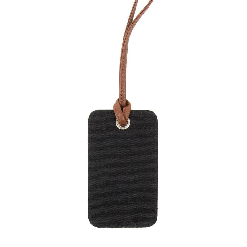 Men Luggage Tag: Black