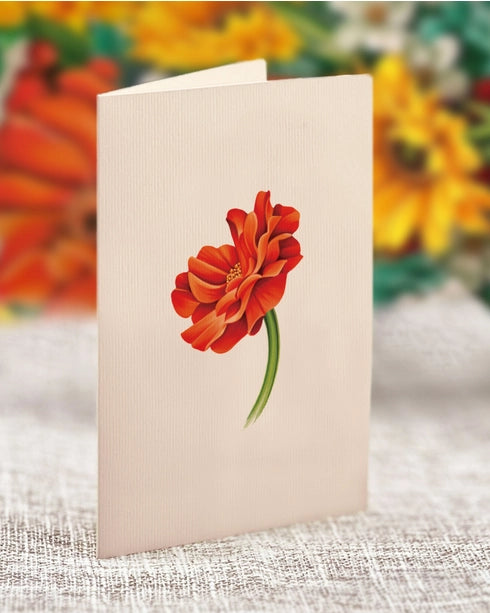 Mini Pumpkin Harvest Pop Up Greeting Card