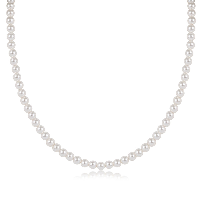 15" Choker Classic Pearl 4mm Bead