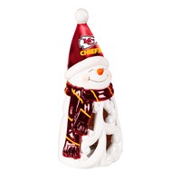 Kansas City Chiefs Snowman LED Statuary - 8"